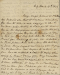 Sarah Sabina Baker to John Kean, March 14, 1834