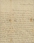 Sarah Sabina Baker to John Kean, April 6, 1834