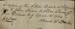 Sarah Sabina Baker to John Kean, April 1, 1834 by Sarah Sabina Baker