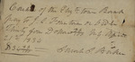 Sarah Sabina Baker to J.S. Fountain, April 21, 1834