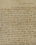 Sarah Sabina Baker to John Kean, October 28, 1834