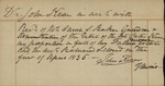 John Kean to Sarah Sabina Baker, April 1, 1835