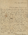 Sarah Sabina Baker to John Kean, April 8, 1835 by Sarah Sabina Baker