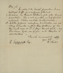 W. Kent to R. Sedgwick, January 13, 1836 by W. Kent