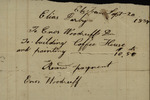 Receipt from Elias Darby to Enos Woodruff, September 20, 1834 by Elias Darby