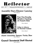 The Reflector, Vol. 13, No. 1, October 10, 1947 by New Jersey State Teachers College at Newark