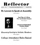 The Reflector, Vol. 13, No. 2, November 21, 1947 by New Jersey State Teachers College at Newark