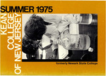 Course Catalog, Summer 1975 by Kean College of New Jersey