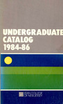 Course Catalog, 1984-1986