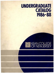 Course Catalog, 1986-1988